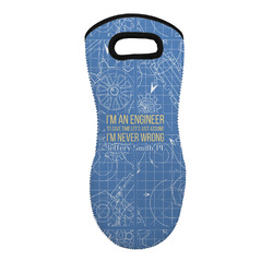 Engineer Quotes Neoprene Oven Mitt w/ Name or Text