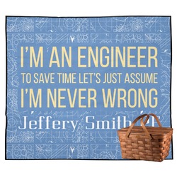 Engineer Quotes Outdoor Picnic Blanket (Personalized)