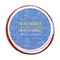 Engineer Quotes Printed Icing Circle - Medium - On Cookie