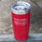 Engineer Quotes Red Polar Camel Tumbler - 20oz - Angled