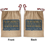 Engineer Quotes Santa Sack - Front & Back