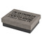 Engineer Quotes Small Engraved Gift Box with Leather Lid - Front/Main