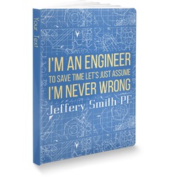 Engineer Quotes Softbound Notebook - 7.25" x 10" (Personalized)
