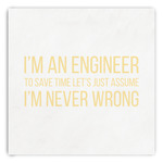 Engineer Quotes Paper Dinner Napkins