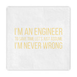 Engineer Quotes Standard Decorative Napkins