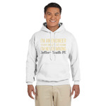 Engineer Quotes Hoodie - White - Medium (Personalized)