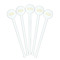 Engineer Quotes White Plastic 7" Stir Stick - Round - Fan View