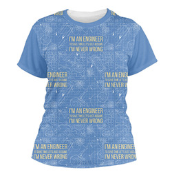 Engineer Quotes Women's Crew T-Shirt - Small