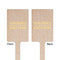 Engineer Quotes Wooden 6.25" Stir Stick - Rectangular - Double Sided - Front & Back