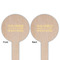 Engineer Quotes Wooden 6" Food Pick - Round - Double Sided - Front & Back