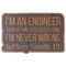 Engineer Quotes Wooden Sticker Medium Color - Main