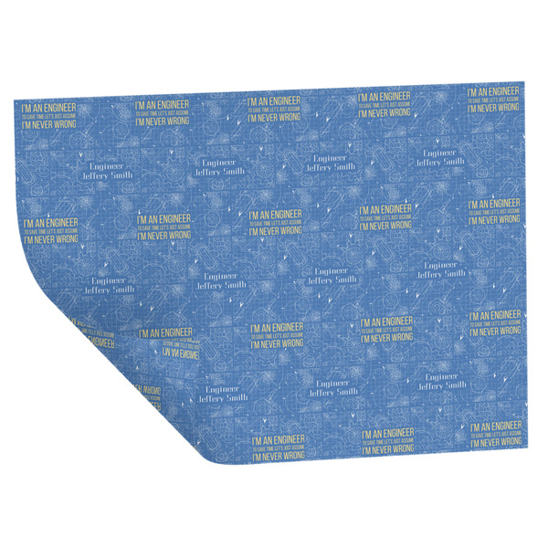 Custom Engineer Quotes Wrapping Paper Sheets - Double-Sided - 20" x 28" (Personalized)