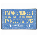 Engineer Quotes XXL Gaming Mouse Pad - 24" x 14" (Personalized)