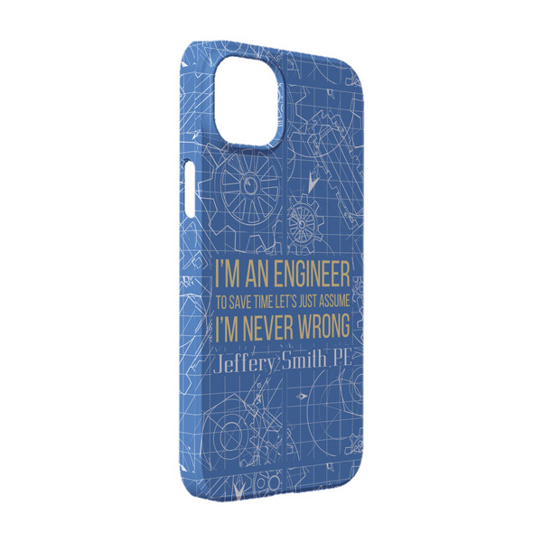 Custom Engineer Quotes iPhone Case - Plastic - iPhone 14 (Personalized)