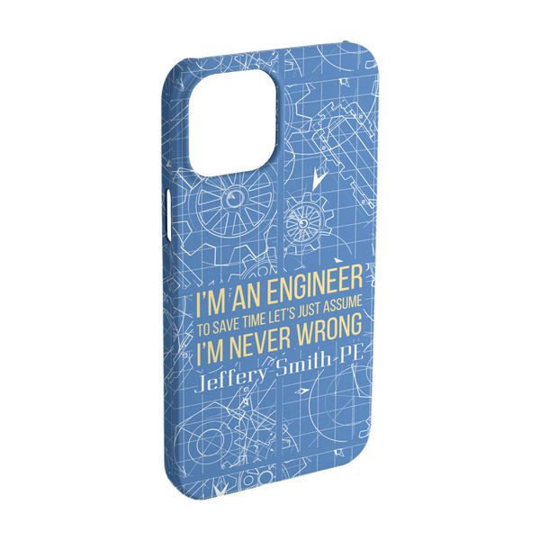 Custom Engineer Quotes iPhone Case - Plastic - iPhone 15 (Personalized)