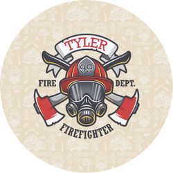 Firefighter Multipurpose Round Labels - 1" (Personalized)