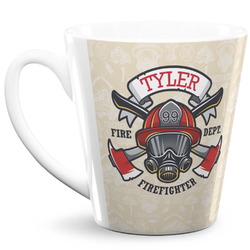 Firefighter 12 Oz Latte Mug (Personalized)