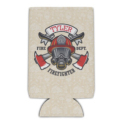 Firefighter Can Cooler (16 oz) (Personalized)