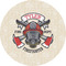 Firefighter 2" Multipurpose Round Labels - Single Sticker