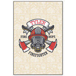 Firefighter Wood Print - 20x30 (Personalized)