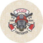 Firefighter Multipurpose Round Labels - Custom Sized (Personalized)