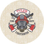 Firefighter Multipurpose Round Labels - 5" (Personalized)