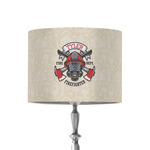 Firefighter 8" Drum Lamp Shade - Fabric (Personalized)