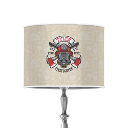 Firefighter 8" Drum Lamp Shade - Poly-film (Personalized)