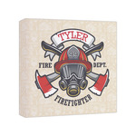 Firefighter Canvas Print - 8x8 (Personalized)