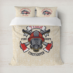 Firefighter Duvet Cover Set - Full / Queen (Personalized)