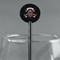 Firefighter Black Plastic 5.5" Stir Stick - Round - Main