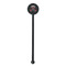 Firefighter Black Plastic 5.5" Stir Stick - Round - Single Stick