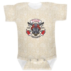 Firefighter Baby Bodysuit (Personalized)
