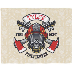 Firefighter Woven Fabric Placemat - Twill w/ Name or Text