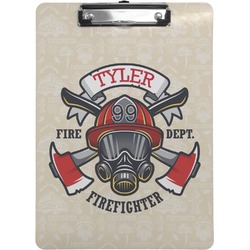 Firefighter Clipboard (Letter Size) (Personalized)