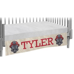 Firefighter Crib Skirt (Personalized)