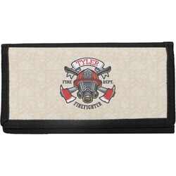 Firefighter Canvas Checkbook Cover (Personalized)