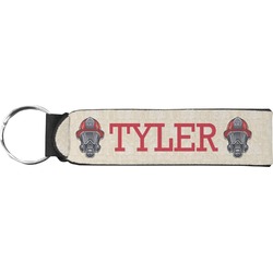 Firefighter Neoprene Keychain Fob (Personalized)