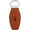 Firefighter Career Leather Bar Bottle Opener - Single