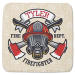 Firefighter Memory Foam Bath Mat - 48"x48" (Personalized)