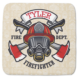 Firefighter Memory Foam Bath Mat - 48"x48" (Personalized)