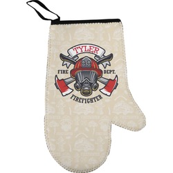 Firefighter Right Oven Mitt (Personalized)