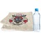 Firefighter Career Sports Towel Folded with Water Bottle