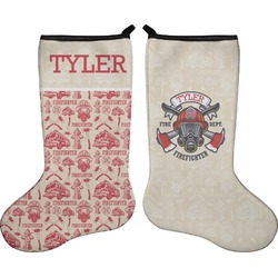 Firefighter Holiday Stocking - Double-Sided - Neoprene (Personalized)