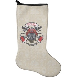 Firefighter Holiday Stocking - Single-Sided - Neoprene (Personalized)