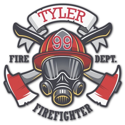 Custom Firefighter Graphic Decal - Custom Sizes (Personalized ...