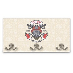 Firefighter Wall Mounted Coat Rack (Personalized)