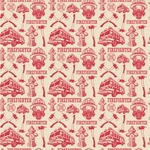 Firefighter Wallpaper & Surface Covering (Peel & Stick 24"x 24" Sample)