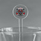 Firefighter Clear Plastic 7" Stir Stick - Round - Main