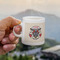 Firefighter Espresso Cup - 3oz LIFESTYLE (new hand)